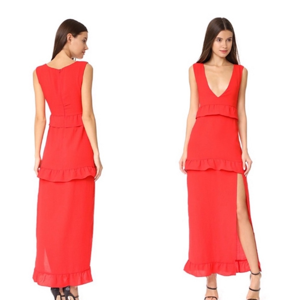 Night walker Elsa dress in red